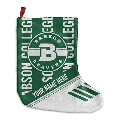 Chad & Jake Babson Beavers Personalized Holiday Stocking
