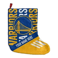 Chad & Jake Golden State Warriors Personalized Holiday Stocking