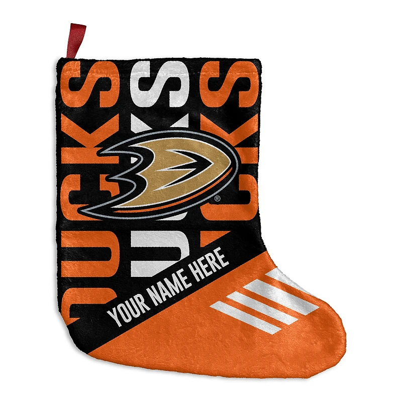 Chad & Jake Anaheim Ducks Personalized Holiday Stocking