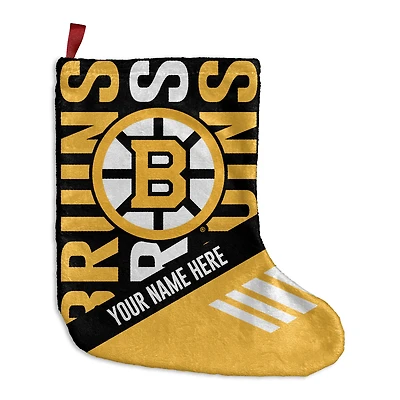 Chad & Jake Boston Bruins Personalized Holiday Stocking
