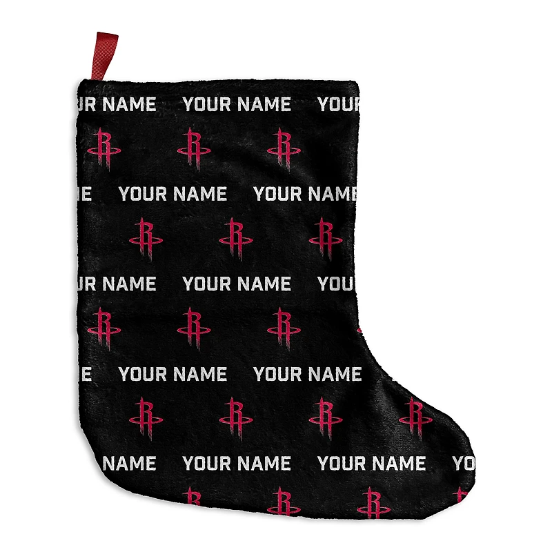 Chad & Jake Houston Rockets Personalized Holiday Stocking
