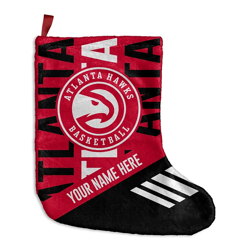 Chad & Jake Atlanta Hawks Personalized Holiday Stocking