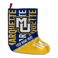 Chad & Jake Marquette Golden Eagles Personalized Holiday Stocking