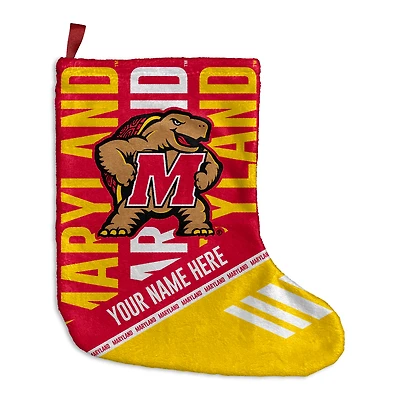 Chad & Jake Maryland Terrapins Personalized Holiday Stocking