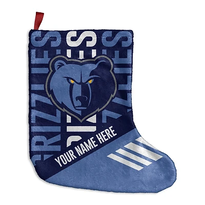 Chad & Jake Memphis Grizzlies Personalized Holiday Stocking