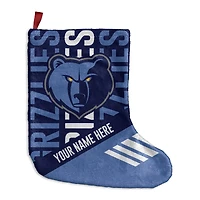 Chad & Jake Memphis Grizzlies Personalized Holiday Stocking