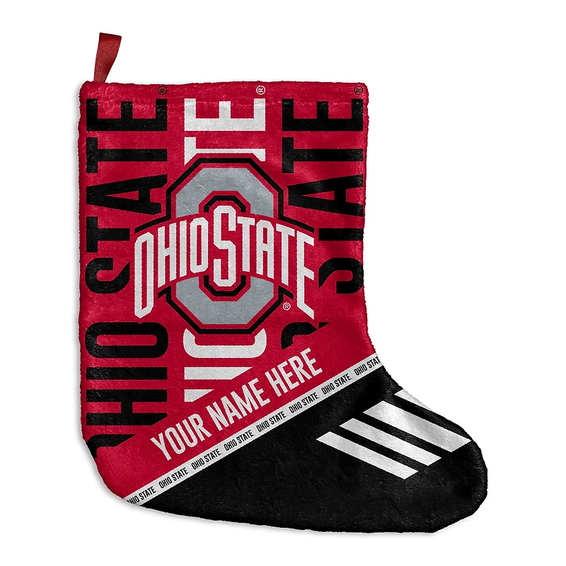 Chad & Jake Ohio State Buckeyes Personalized Holiday Stocking