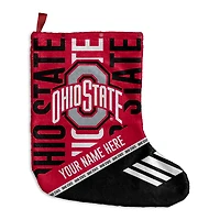 Chad & Jake Ohio State Buckeyes Personalized Holiday Stocking