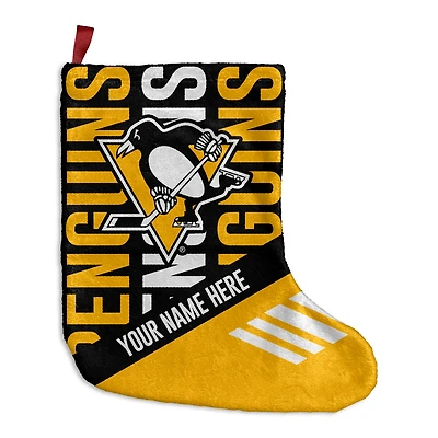 Chad & Jake Pittsburgh Penguins Personalized Holiday Stocking