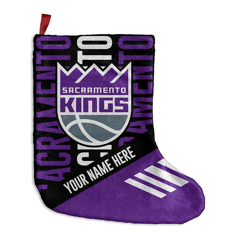 Chad & Jake Sacramento Kings Personalized Holiday Stocking