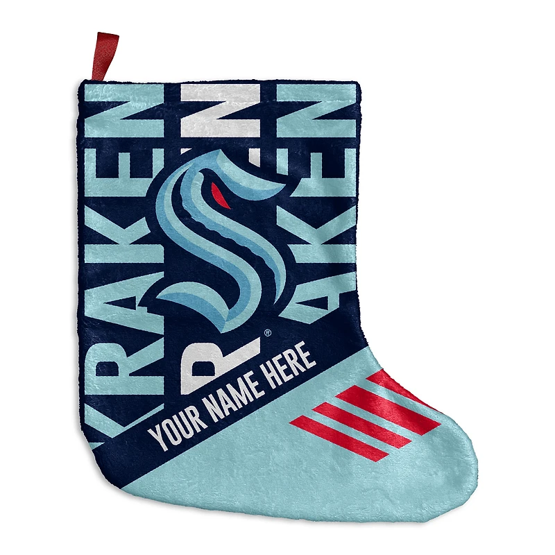 Chad & Jake Seattle Kraken Personalized Holiday Stocking