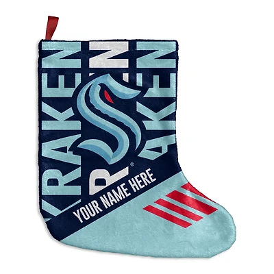 Chad & Jake Seattle Kraken Personalized Holiday Stocking