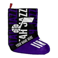 Chad & Jake Utah Jazz Personalized Holiday Stocking
