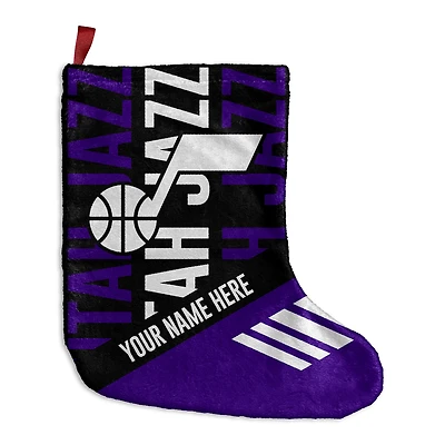 Chad & Jake Utah Jazz Personalized Holiday Stocking