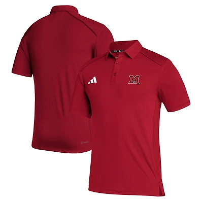 Men's adidas  Red Miami University RedHawks Performance Classic Polo