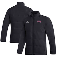 Men's adidas  Black Loyola Marymount Lions Midweight Full-Zip Jacket