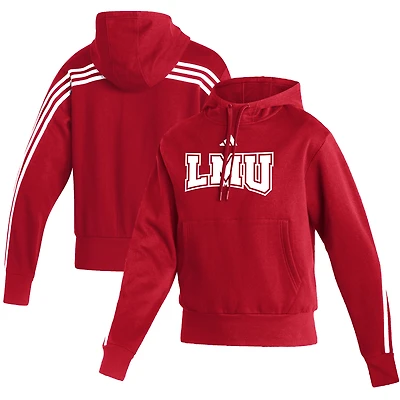 Women's adidas  Crimson Loyola Marymount Lions Fashion Pullover Hoodie