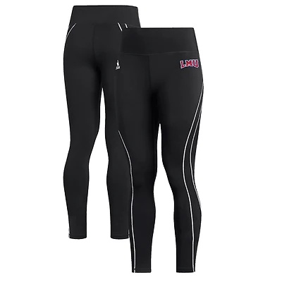 Women's adidas Black Loyola Marymount Lions Stadium Training 7/8 Leggings