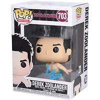 Ben Stiller Zoolander Autographed Derek Zoolander #703 Funko Pop! Vinyl Figure - Signed in Blue Ink - BAS