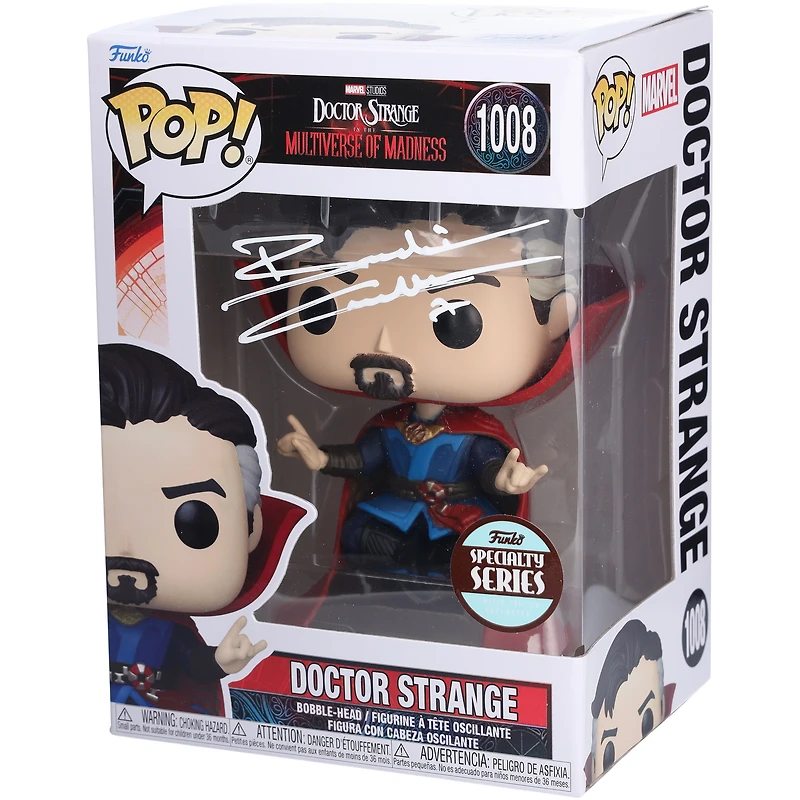 Benedict Cumberbatch Doctor Strange in the Multiverse of Madness Autographed Specialty Series Levitating #1008 Funko Pop!