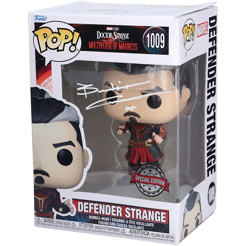 Benedict Cumberbatch Doctor Strange in the Multiverse of Madness Autographed Special Edition Defender Strange #1009 Funko Pop!