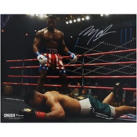 Michael B. Jordan Creed II Autographed 16" x 20" Standing Over Danny Wheeler Photograph