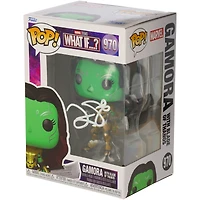 Zoe Saldana Marvel What If...? Autographed Gamora with Blade of Thanos #970 Funko Pop!