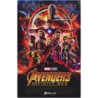 Benedict Cumberbatch Avengers Infinity War Autographed 11" x 17" Movie Poster