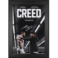 Michael B. Jordan Creed Autographed Framed 11" x 17" Movie Poster