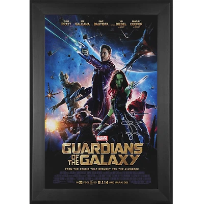 Zoe Saldana Guardians of the Galaxy Autographed Framed 11" x 17" Movie Poster