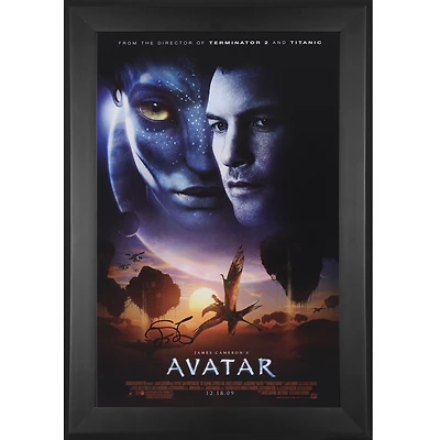 Zoe Saldana Avatar Autographed Framed 11" x 17" Movie Poster