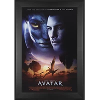 Zoe Saldana Avatar Autographed Framed 11" x 17" Movie Poster