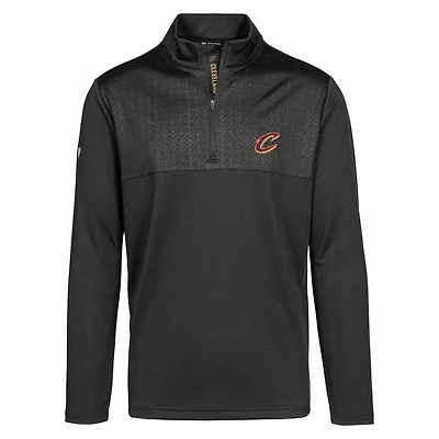 Men's Levelwear Black Cleveland Cavaliers Truth Insignia Core Quarter-Zip Pullover Top