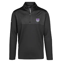 Men's Levelwear Black Sacramento Kings Truth Insignia Core Quarter-Zip Pullover Top