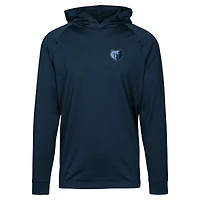 Men's Levelwear Navy Memphis Grizzlies Dimension Insignia Core Pullover Hoodie