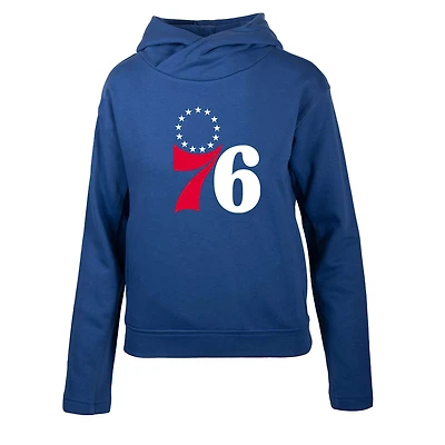 Women's Levelwear Royal Philadelphia 76ers Evian Core Pullover Hoodie