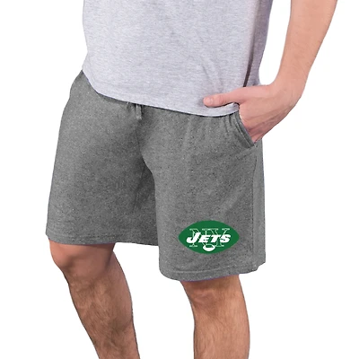 Men's Concepts Sport Charcoal New York Jets Quest Knit Jam Shorts