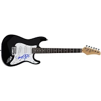 Michael J. Fox Autographed Guitar - Signed in Blue Ink - BAS