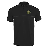 Men's Levelwear Black Buffalo Sabres Delta Sector Raglan Polo