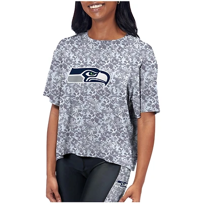 Women's Certo  Charcoal Seattle Seahawks Turnout T-Shirt
