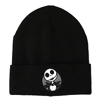 Unisex  Black The Nightmare Before Christmas Cuffed Knit Hat