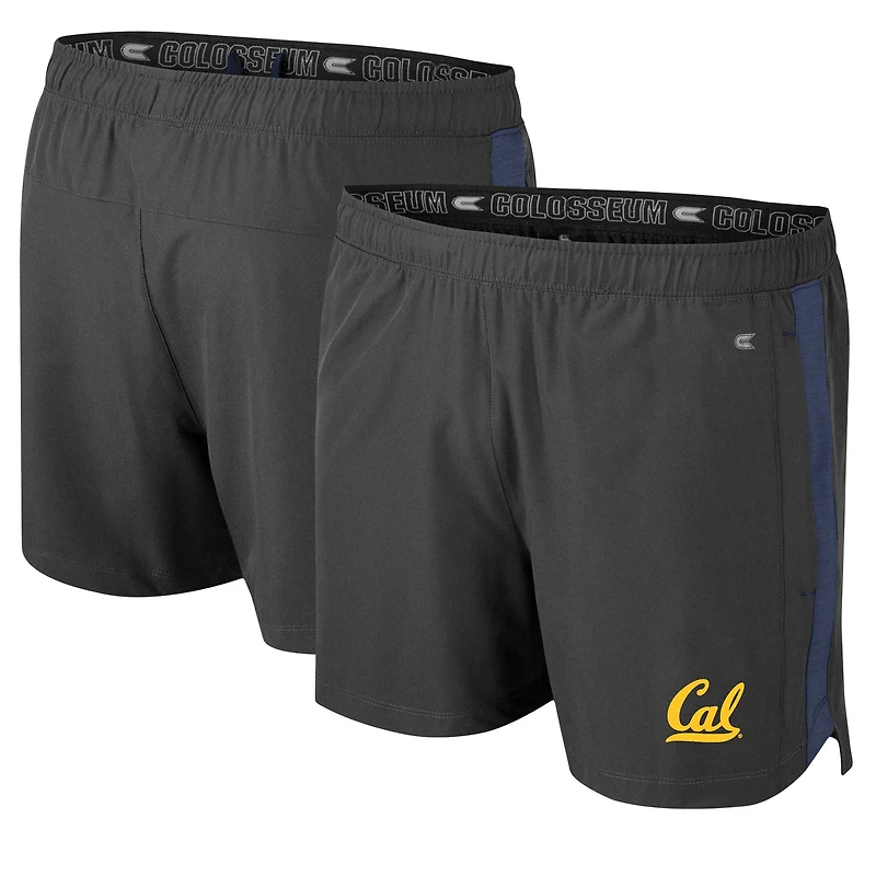 Men's Colosseum Charcoal Cal Bears Langmore Shorts