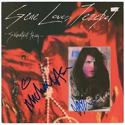Jay Aston & Michael Aston Autographed Gene Loves Jezebel Sweetest Album - BAS