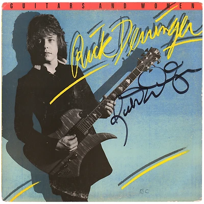 Rick Derringer Autographed Guitars and Women Album - BAS