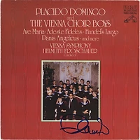 Placido Domingo Autographed Placido Domingo & The Vinna Choir Boys Album Cover - PSA