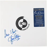 Gloria Estefan Autographed Tres Deseos Album Cover With "Love & Luck" Inscription - PSA/DNA COA
