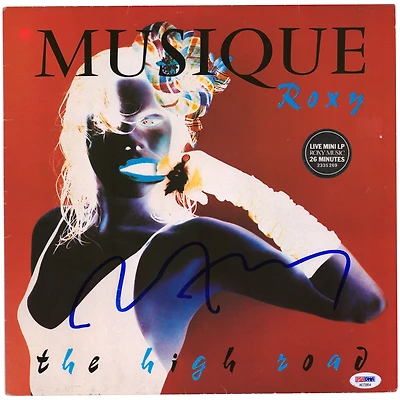 Bryan Ferry Roxy Music Autographed The High Road Album - PSA