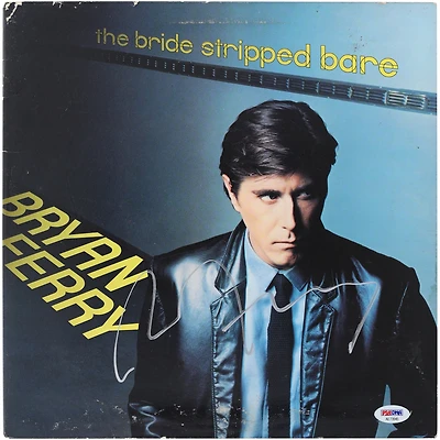 Bryan Ferry Autographed The Bride Stripped Bare Album - PSA