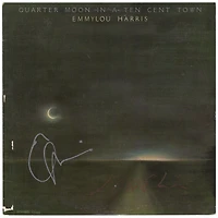 Emmylou Harris Autographed Quarter Moon in a Ten Cent Town Album