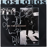 Los Lobos Autographed One Time One Night Album with 5 Signatures - BAS